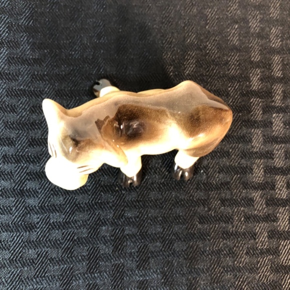 Hagen Renaker Vintage Miniature Figurine Porcelain Anthropomorphic Cow 3x 2.5 “ - Picture 10 of 11